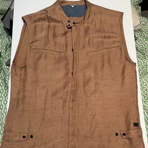 Tan Sleeveless G Star Raw To. Size L Women.